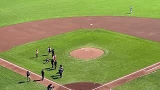 Brandon Crawford’s Ceremonial First Pitch on his last day Oracle Park 10123 [upl. by Rick881]