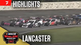 NASCAR Whelen Modified Tour at Lancaster Motorplex  Highlights 8324 [upl. by Adanar]