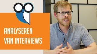 Interviews analyseren voor je scriptie hoe doe je dat [upl. by Enutrof107]