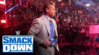 Mr McMahon welcomes the WWE Universe home SmackDown July 16 2021 [upl. by Annwahs269]