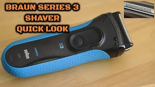 Braun Series 3 Shaver WetDry Quick Look [upl. by Abramo84]