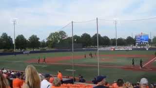 Vanderbilt Commodores Baseball Infield  at Super Regional vs Illinois [upl. by Attennod]