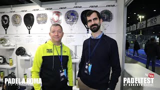 Roberto Cardi visita lo stand Sane Padel Trend Expo 2024 [upl. by Tumer]