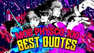 Mob Psycho 100 Best Quotes [upl. by Darrey]