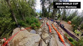 2024 UCI MTB World Series Crans Montana🇨🇭 COURSE PREVIEW [upl. by Esbenshade]