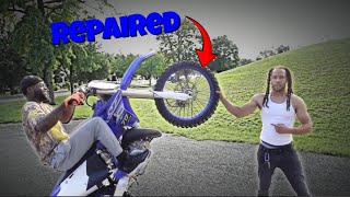 crf150r and yz125 axel repair vlogvideo [upl. by Kaspar]