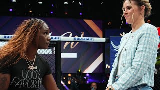 CLARISSA SHIELD VS SAVANNAH MARSHALL FACE OFF IN PFLmmaworld ufc mma pfl2022 boxing [upl. by Ener]