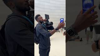 mkbhd in Action at the iPhone16 launch 🎥 [upl. by Sahcnip]