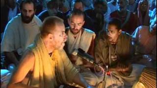 Hare Krsna Kirtan At Sri Vrindavan Dham w Aindra Prabhu ep1 [upl. by Nitza237]