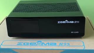 Zgemma H9S 新4K衛星放送 テレビ 受信機 DVBS2X IPTV Linux [upl. by Aramois]