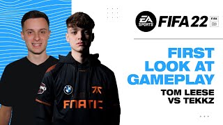 FIFA 22  1v1 Gameplay First Look  Tekkz v Hashtag Tom [upl. by Suvart803]