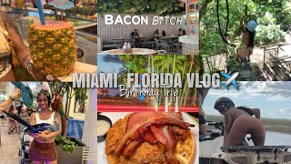 GRWM😉MIAMI GIRLS TRIP 21 BIRTHDAY TRAVEL VLOG🤭 FUN FOOD BOAT PARTY ATV RIDING amp MORE💕 [upl. by Ahsilrac712]