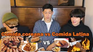 SPN Comida Coreana vs Comida Latina  REACCION  Coreanos Reaccionan A Comida Latina [upl. by Jaquith]