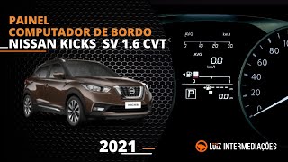 Painel  Computador de Bordo  NISSAN KICKS SV 16 CVT 2021 [upl. by Midis]