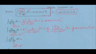 Integrales indefinidas 08 arcoseno arcocoseno [upl. by Diane-Marie]