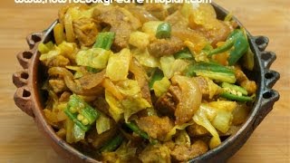 Ethiopian Food  Beef amp Cabbage Alicha Tibs Recipe  Amharic English  Injera Wot Berbere Kitfo [upl. by Dolf]