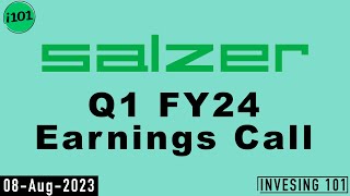 Salzer Electronics Ltd Q1 FY24 Earnings Call  Salzer Electronics Ltd 2024 Q1 Results  Latest News [upl. by Eatnuahs932]