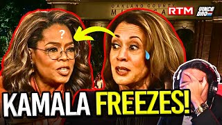 Kamala Harris IMPLODES ON AIR During LIVE Interview with Oprah Winfrey [upl. by Hillary]