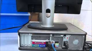 How To Connect A Monitor To A Computer With A VGA CableDesktop Computer Basics [upl. by Worrell]