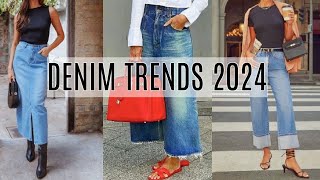 6 Denim Trends for 2024  Jean Styles for Every Body Type [upl. by Tiedeman]