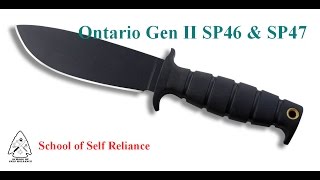 Ontario Gen II SpecPlus SP46 amp SP47 Knives [upl. by Debera]