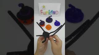 Halloween Craft DIY Pipe Cleaner Witch Hat for Halloween Decorations [upl. by Ycak108]