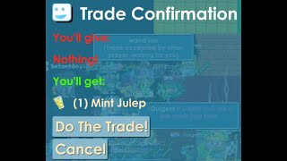 Growtopia winning a Mint Julep from random pull [upl. by Ogait92]