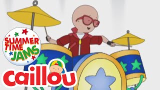 Caillou Song Rock n Roll Band  Videos For Kids [upl. by Cai821]