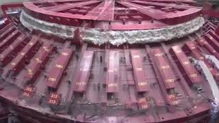 Timelapse for Casting Giant Magellan Telescope Mirror 5 [upl. by Mallina82]