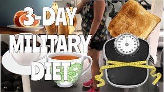 I Tried the “MILITARY DIET” For 3 Days I 2018 [upl. by Nathalia]