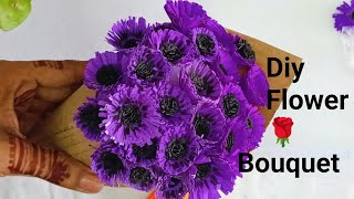 diy flower bouquet  gift bouquet  bouquet for home decor [upl. by Ahsratal]