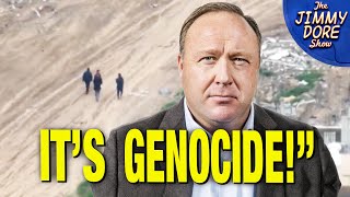 Alex Jones CALLS OUT Israeli Genocid𝕖 [upl. by Atinahc]