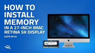 How to upgrade the memory of a 27inch iMac with Retina 5K display Late 2014  Mid 2015 iMac151 [upl. by Aranaj]