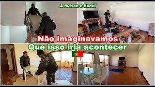 COMPREI A MESA PARA SALA MAIS NÃO IMAGINAVA QUE ISSO IRIA ACONTECER🥹Começando do 0 em Portugal🇵🇹 [upl. by Sofko207]