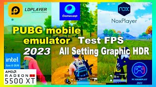 PUBG MOBILE Ldplayer 9 VS Gameloop Graphics HDREXTREME Test FPS 2023 [upl. by Geordie546]