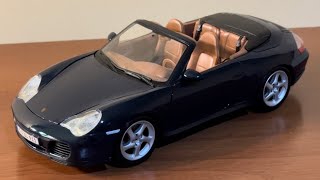 Maisto Porsche 911 9962 Carrera 4S Cabriolet Review Scale 118 [upl. by Fenella]