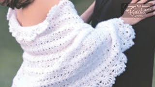 Crochet Simply Shawl [upl. by Ayekan445]