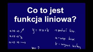 Co to jest funkcja liniowa Analiza funkcji liniowej monotoniczność miejsce zerowe równoległość [upl. by Vasya]