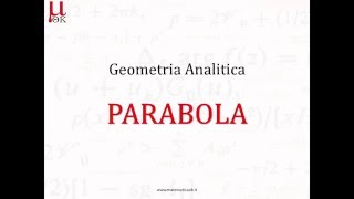 Parabola  Definizione  Geometria Analitica [upl. by Ilagam352]