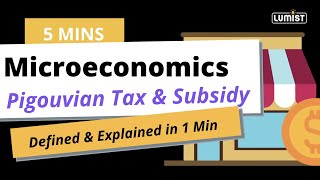 Pigouvian Tax amp Subsidy in Economics Optimal Tax Optimal Subsidy  Microeconomics Lumist [upl. by Elkcim]