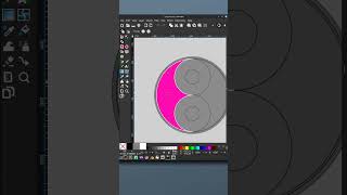 Yin  Yang logo creation  Inkscape tips  Graphics design [upl. by Elsi24]