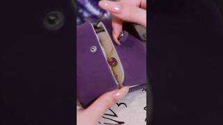 TRENDY purple POCKET necklace 💞shortvideo beautiful fashion [upl. by Neerak]