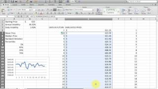 How to Simulate Stock Price Changes with Excel Monte Carlo [upl. by Notfa]