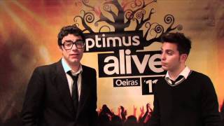 Optimus Live Act  Vai tocar ao Optimus Alive11 [upl. by Cheney]