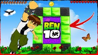 Minecraft Ben 10  How to Make a Portal to BEN 10 [upl. by Amerigo404]