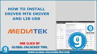 How to Install Driver MTK dRivers And Lib USB [upl. by Reckford398]