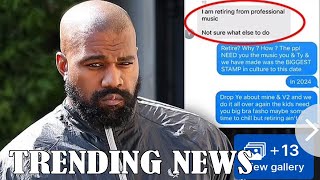 Kanye West Retiring From Professional Music According To An Alleged Text Exchange [upl. by Dennett398]