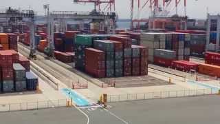 Tobishima automated container terminalAichi Japan [upl. by Sharla743]