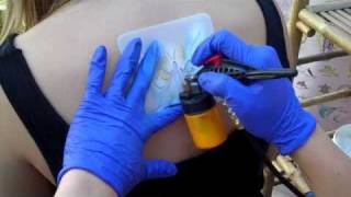 Airbrush Tattoo quotHow Toquot Using the Speedy Swap [upl. by Marela761]