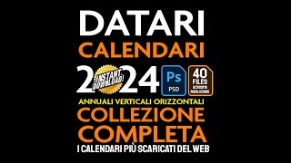 Creare Un Calendario Personalizzato con Photoshop [upl. by Laurella]